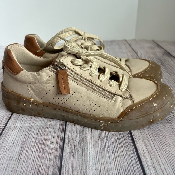 Spring Step Rantana Leather Beige Shoes 40 - Picture 1 of 7